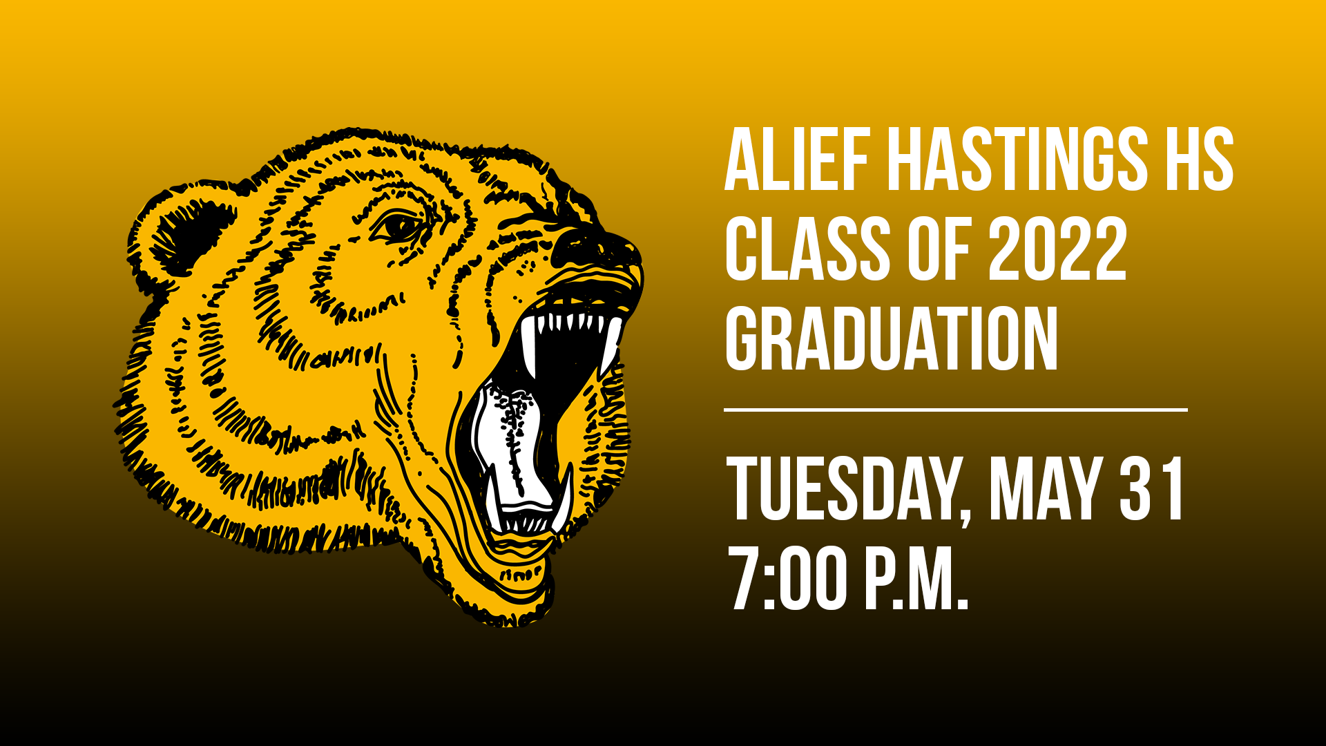 Alief Hastings Class of 2022 Graduation